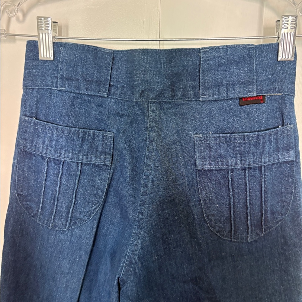 Vintage deadstock Texwood faded flare jeans 60s/70s - Picture 4 of 9